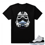 Jordan 11 Concord Trooper Helmet | Black shirt