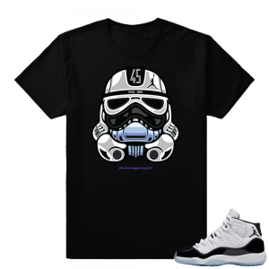 Jordan 11 Concord Trooper Helmet | Black shirt