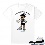 Concord 11 Jordan | Sneakerhead Pinocchio | White shirt