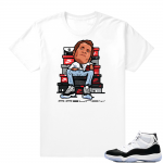 Concord 11 Jordan | Air Bundy | White shirt