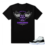 Jordan 11 Concord tee | Flight of the Concords | Black shirt