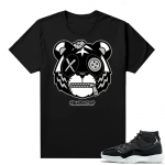 Jordan 11 Jubilee Match Sneaker Tees Shirts - Black - Tiger