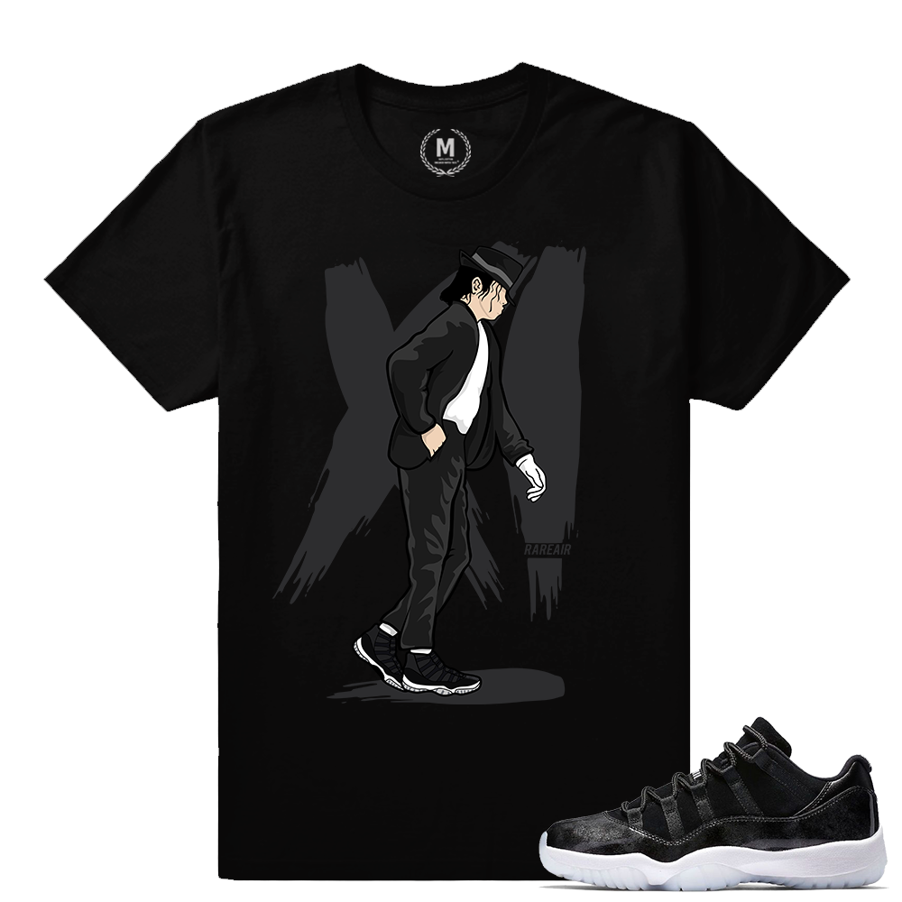 Match Air Jordan 11 Barons | Moonwalk 11s | Black T shirt