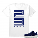 Jordan 11 low Jeter shirt  Rare Air 23  White tee