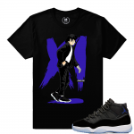 Match Jordan 11 Space Jam 2016 | Moonwalk 11s | Black T shirt