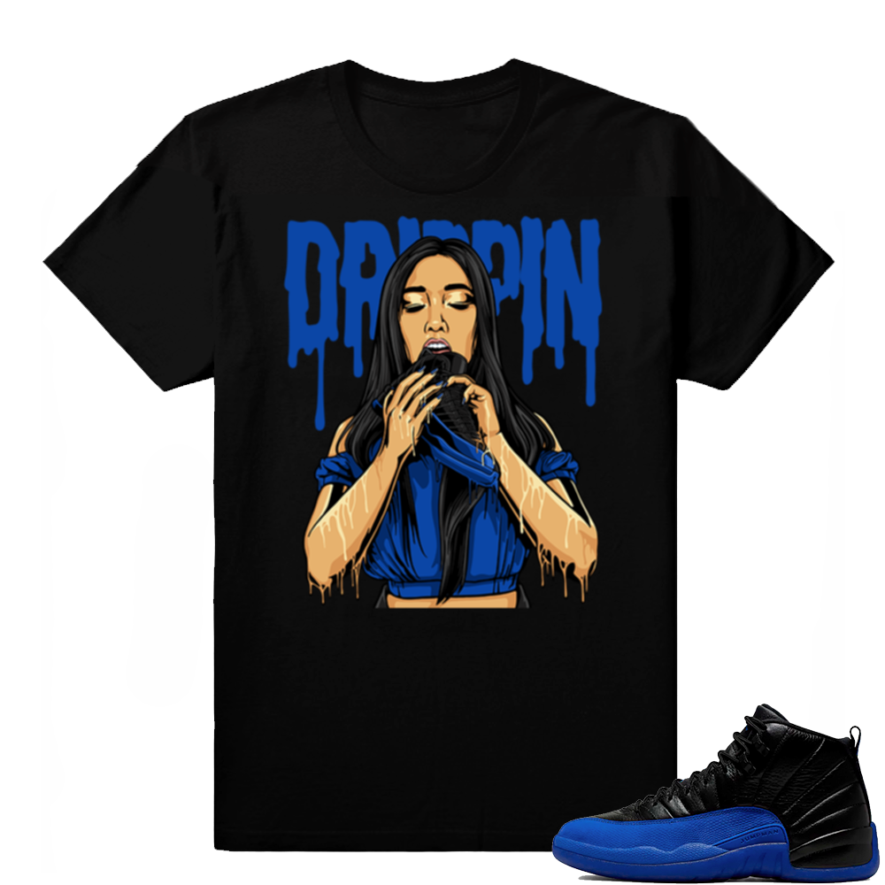 Game Royal 12s | Drippin 12s | Black shirt