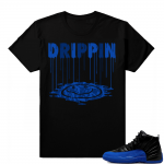 Game Royal 12s | Drip Smiley | Black shirt