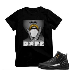 Match Air Jordan 12 The Master | 'DXPE 12's' | Black T shirt