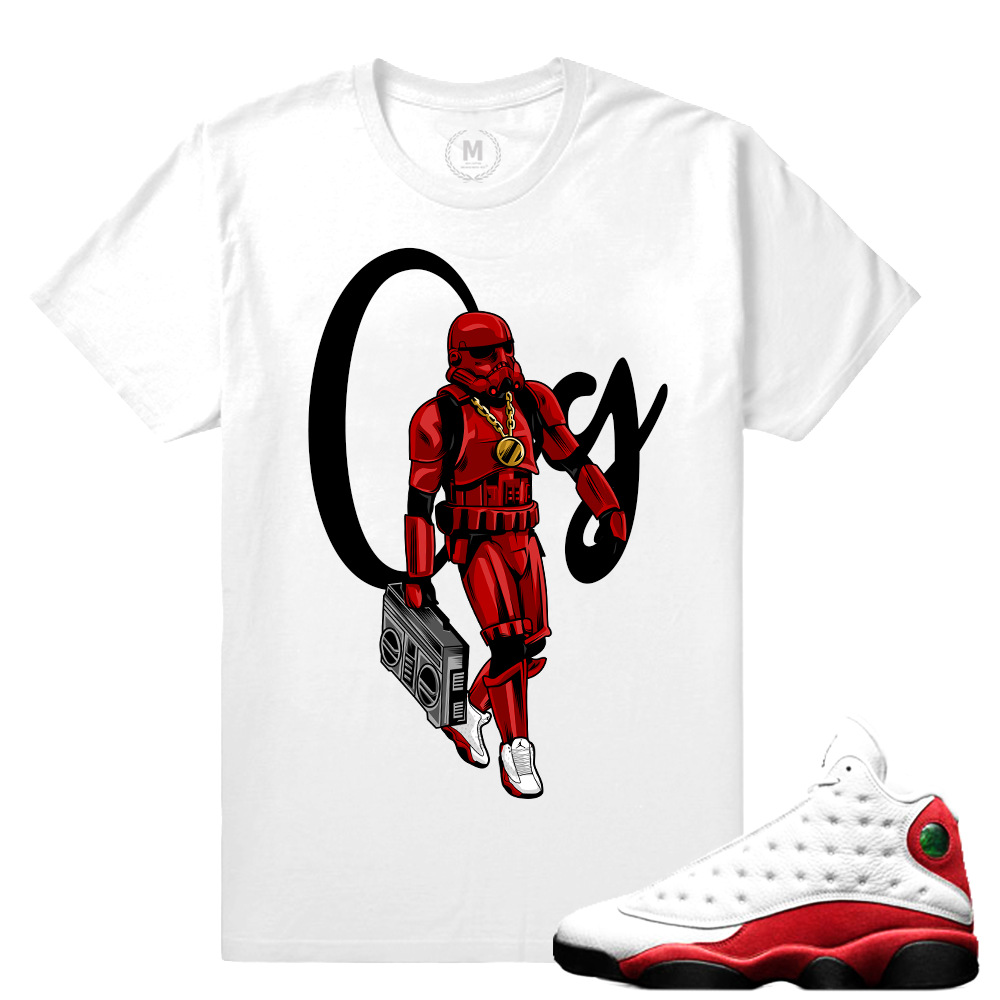 Match Jordan 13 OG Chicago | OG Trooper | White T shirt