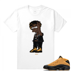 Match Air Jordan 13 Chutney | Lil Uzi Vert Rockstar | White T shirt