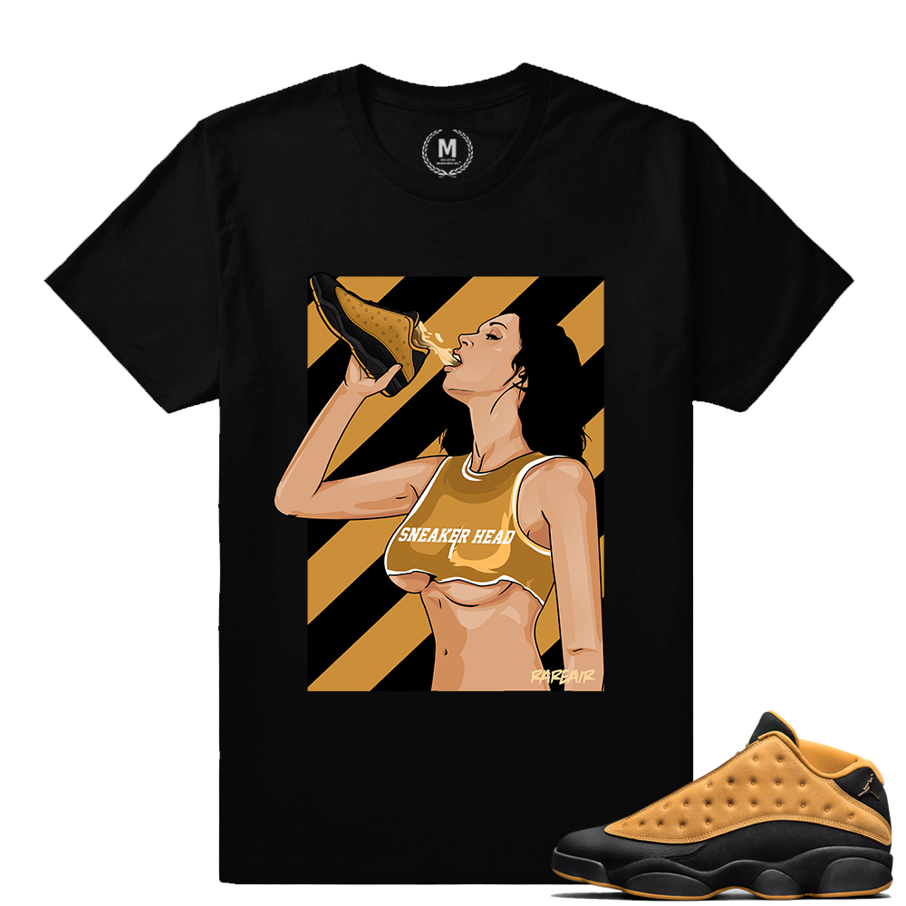 Match Air Jordan 13 Chutney | Sneaker Thirst | Black T shirt