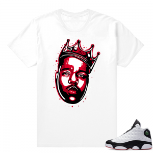 He Got Game 13 Shirts BIG King  White tee