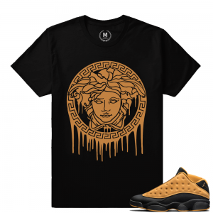 Match Air Jordan 13 Chutney | Medusa Drip | Black T shirt