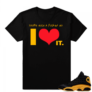 Match Jordan 13 Clothing | I Love It | Black shirt