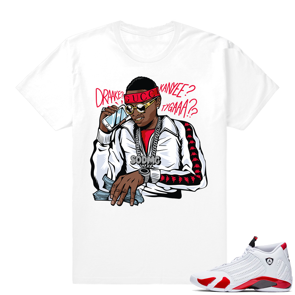 Candy Cane 14s | Biggest Comeback | White Shirt