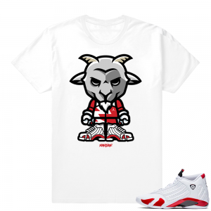 Candy Cane 14s | Rare Air Goat | White Shirt