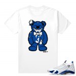 Jordan 14 Hyper Royal Matching Sneaker Tees Shirt - White - Happy Bear