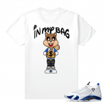 Jordan 14 Hyper Royal Matching Sneaker Tees Shirt - White - In My Bag Squirrel