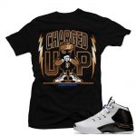 Jordan 17 Copper Match | Charged Up | Black T shirt