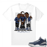 Jordan 3 Navy shirts to match White Everybody Eats B