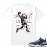 Jordan 3 Navy shirts to match White Greatest of All Time