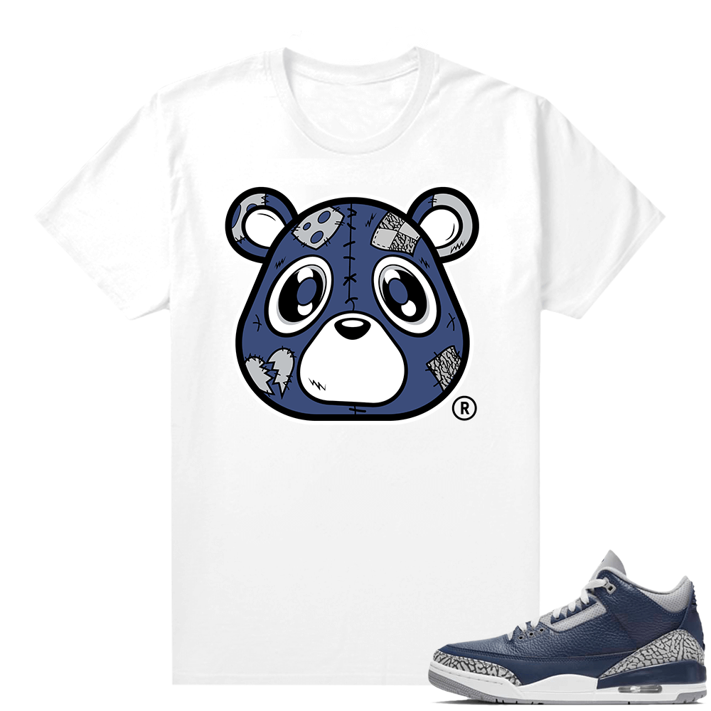 Jordan 3 Navy shirts to match White Bear