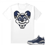 Jordan 3 Navy shirts to match White Bunny