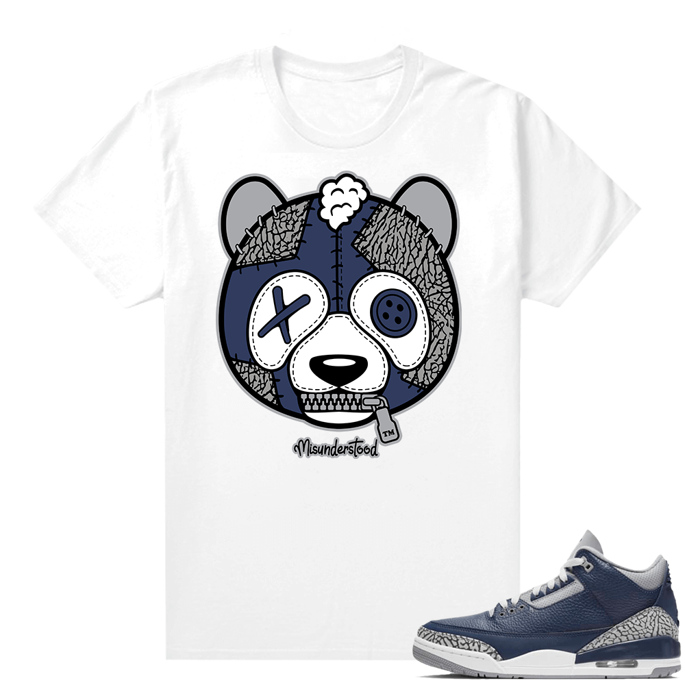 Jordan 3 Navy shirts to match White Panda