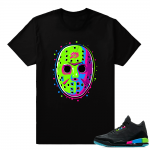 Jordan 3 Quai 54 matching shirt  23 Savage  Black tee