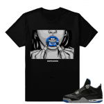 Match Air Jordan 4 Motorsport Away | MOB Lip Tat | Black T shirt