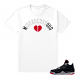 Jordan 4 Bred | Misunderstood | White Shirt