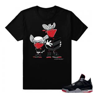 Jordan 4 Bred | Sneaker Heist | Black Shirt