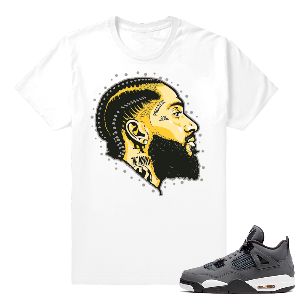 Jordan 4 Cool Grey | Prolific | White Shirt