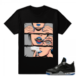 Match Air Jordan 4 Motorsport Away | Blunts | Black T shirt