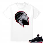 Jordan 4 Bred | Prolific | White Shirt