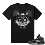 Jordan 5 Anthracite Shirt black Bunny