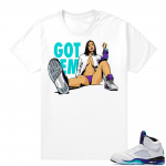 Jordan 5 Grape t shirt | Got Em | White shirt