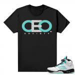 Jordan 5 Island Green shirt black - CEO Society