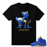 Jordan 5 Laney Royal | Sneaker Heist | Black shirt