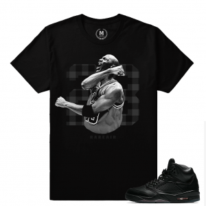 Jordan 5 Pinnacle Black T shirt - Victory - Black