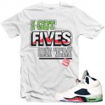 Jordan 5 Space Jam shirts to match 'Got 5s' White Sneaker Tees shirt