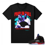 Jordan 5 Top 3 OG shirts - Black - Paid In full Vintage Movie tee