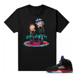 Jordan 5 Top 3 OG shirts - Black - Get Schwifty