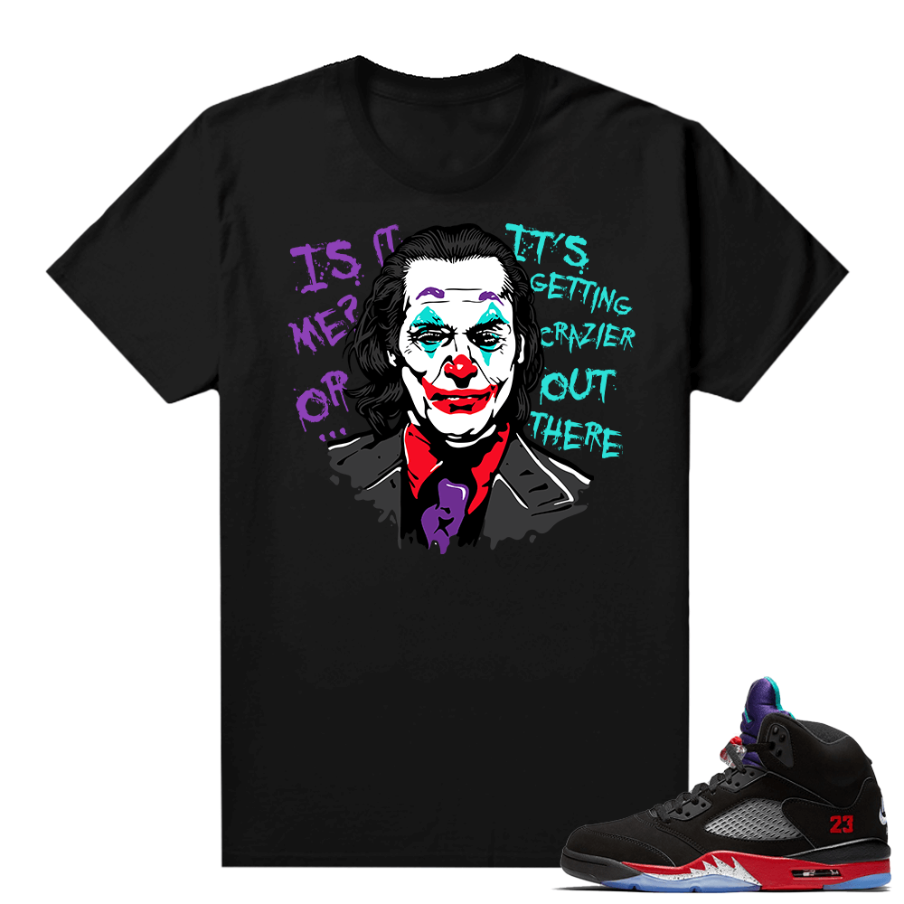 Jordan 5 Top 3 OG shirts - Black - Joker