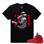 Air Jordan 5 sneaker shirts to match - Victory - Black