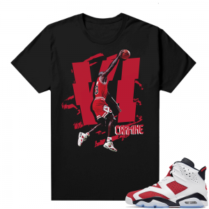 Jordan 6 Carmine shirt Black Carmine VI