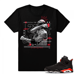 Infrared 6s Black | Chicago God | Black shirt