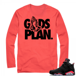 Infrared 6s Black | Gods Plan | Infrared Long Sleeve shirt