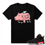 Infrared Jordan 6 tees | Sneaker Money | Black shirt