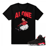 Jordan Retro 6 Infrared | Alone | Black shirt